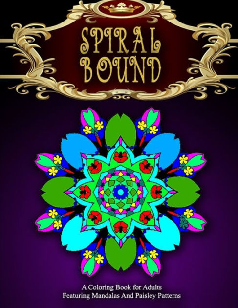 SPIRAL BOUND MANDALA COLORING BOOK - Vol.8: women coloring books for adults  by Jangle Charm, Paperback